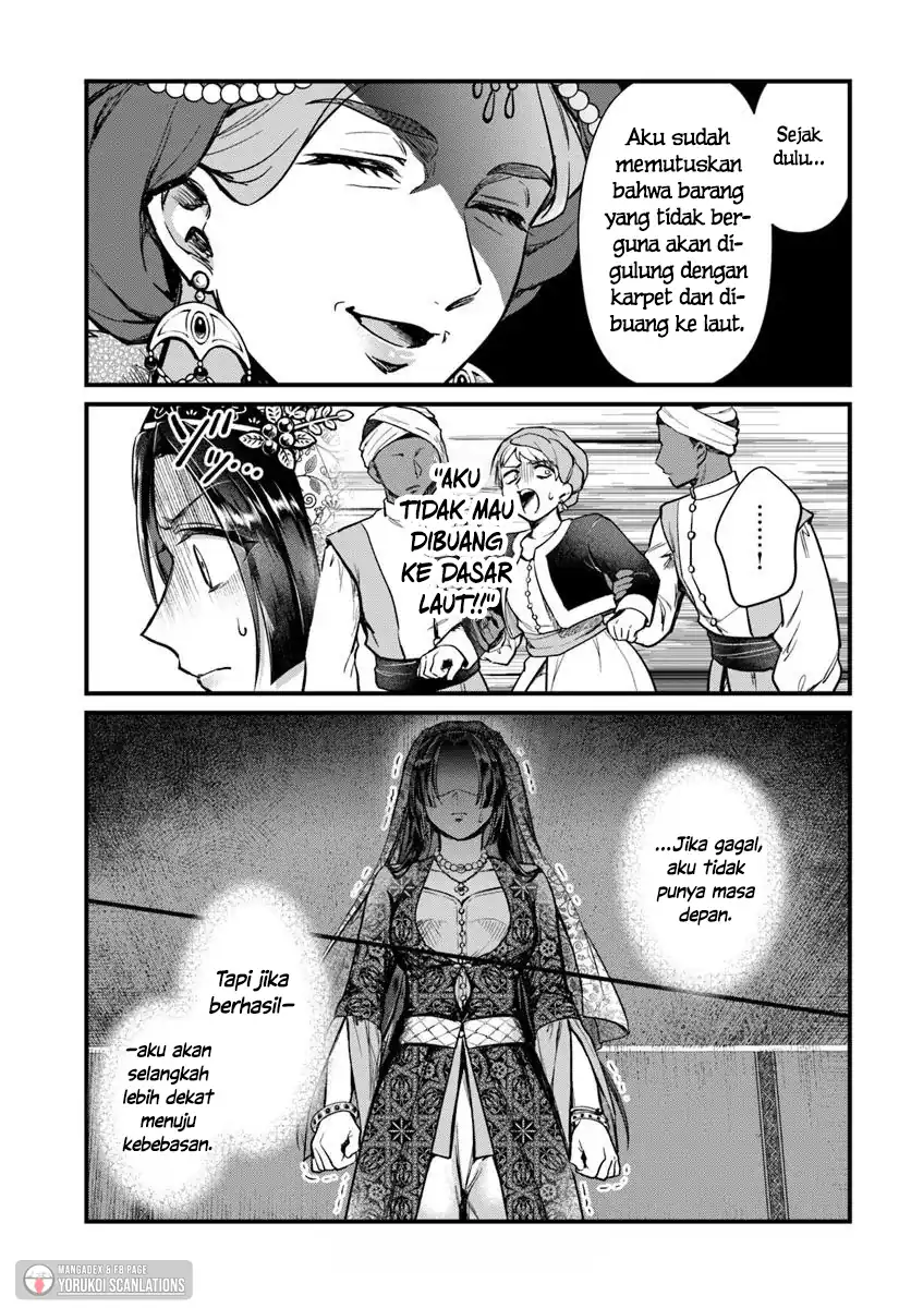 Arabesque Koukyuu no Wakoku Hime Chapter 3 Gambar 13