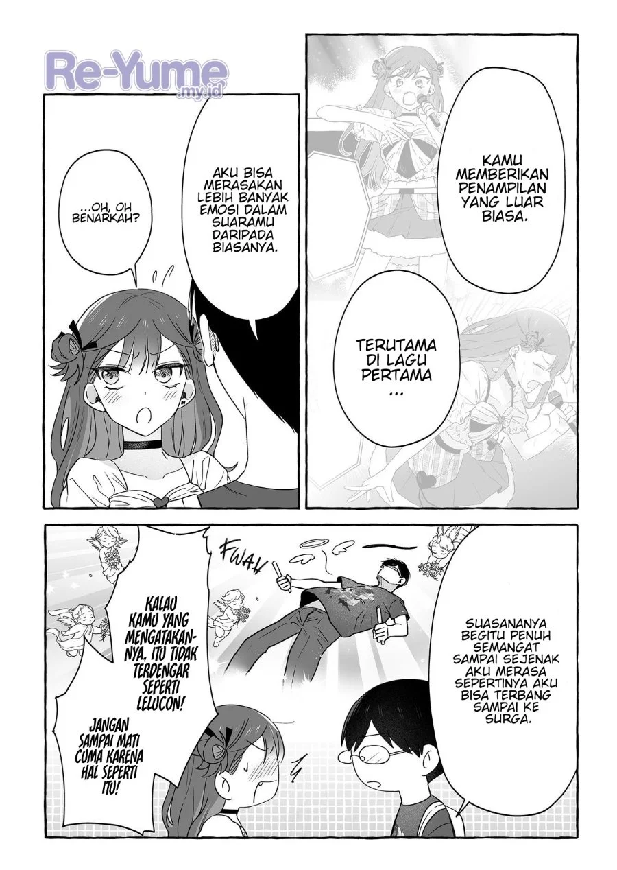 Damedol to Sekai ni Hitori Dake no Fan (Serialization) Chapter 52 Gambar 10