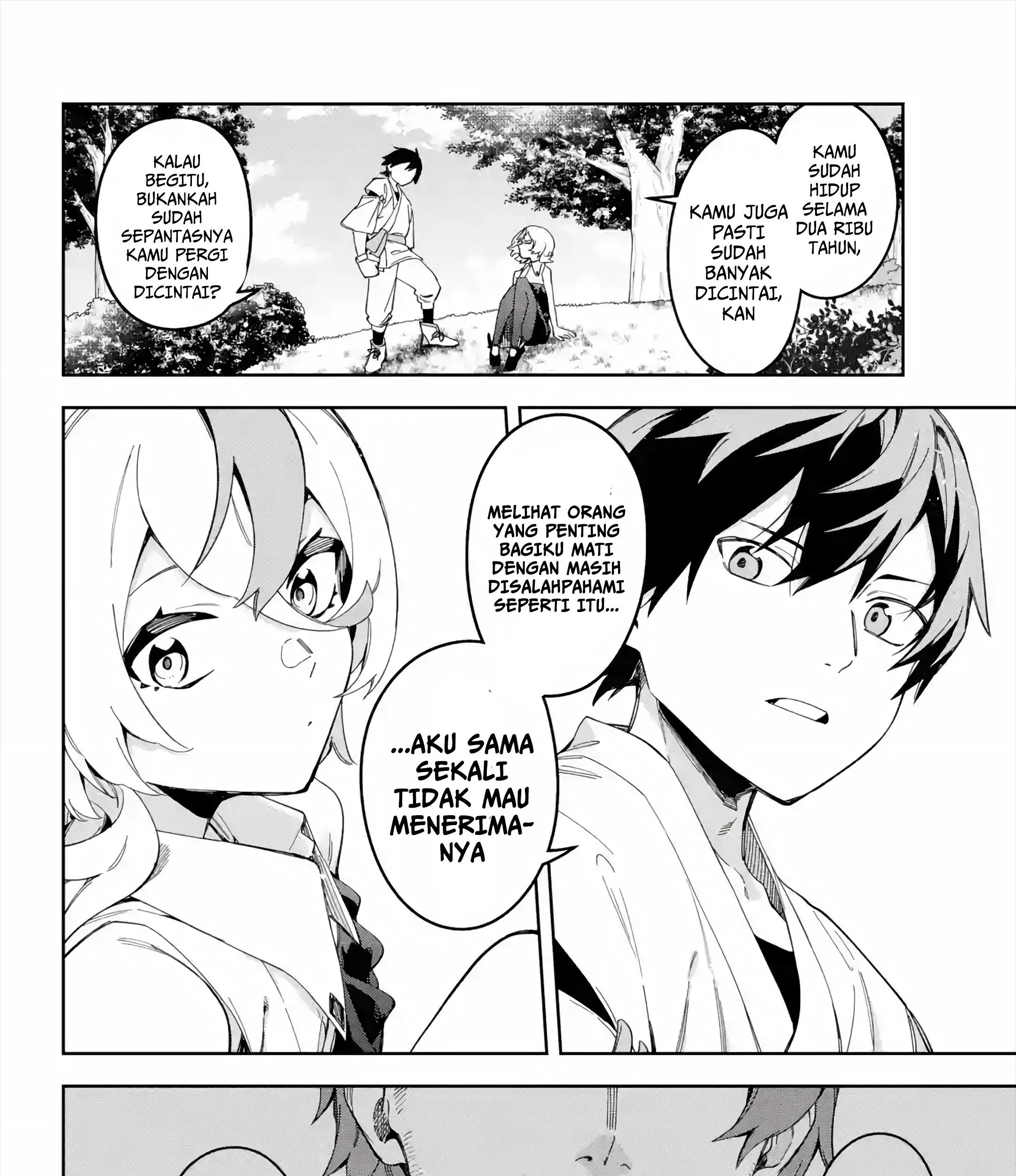 Hatsukoi no Majo kara Tanomareta Shigoto wa, Kanojo ga Shinu made no Junbi datta. Chapter 1 Gambar 69