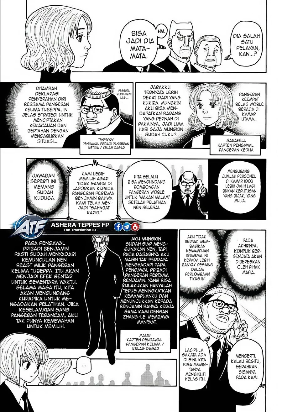 Hunter x Hunter Chapter 411 Gambar 12