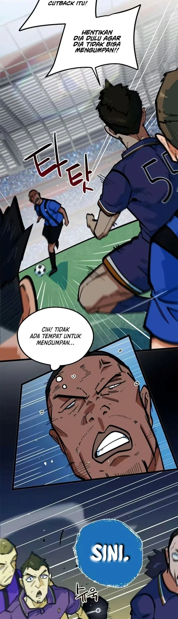 I’m Being Misunderstood as a Soccer Genius Chapter 95 Gambar 44