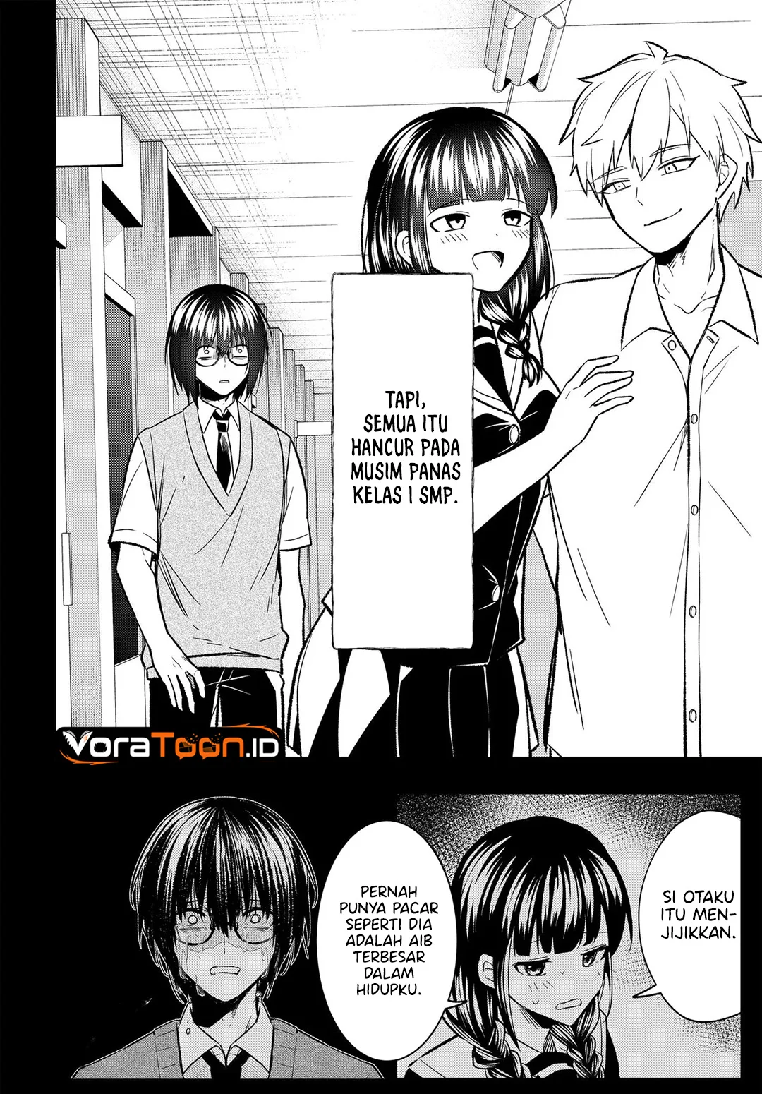 Jinsei Gyakuten Uwaki Sare, Enzai o Kiserareta Ore ga, Gakuen Ichi no Bishoujo ni Natsukareru Chapter 12.1 Gambar 11