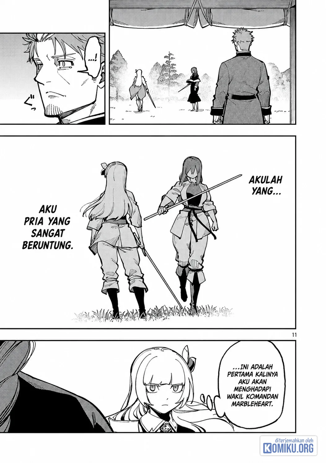 Katainaka no Ossan, Kensei ni Naru ~tada no inaka no kenjutsu shihan datta no ni, taisei shita deshi-tachi ga ore wo hottekurenai ken~ Chapter 39.2 Gambar 13