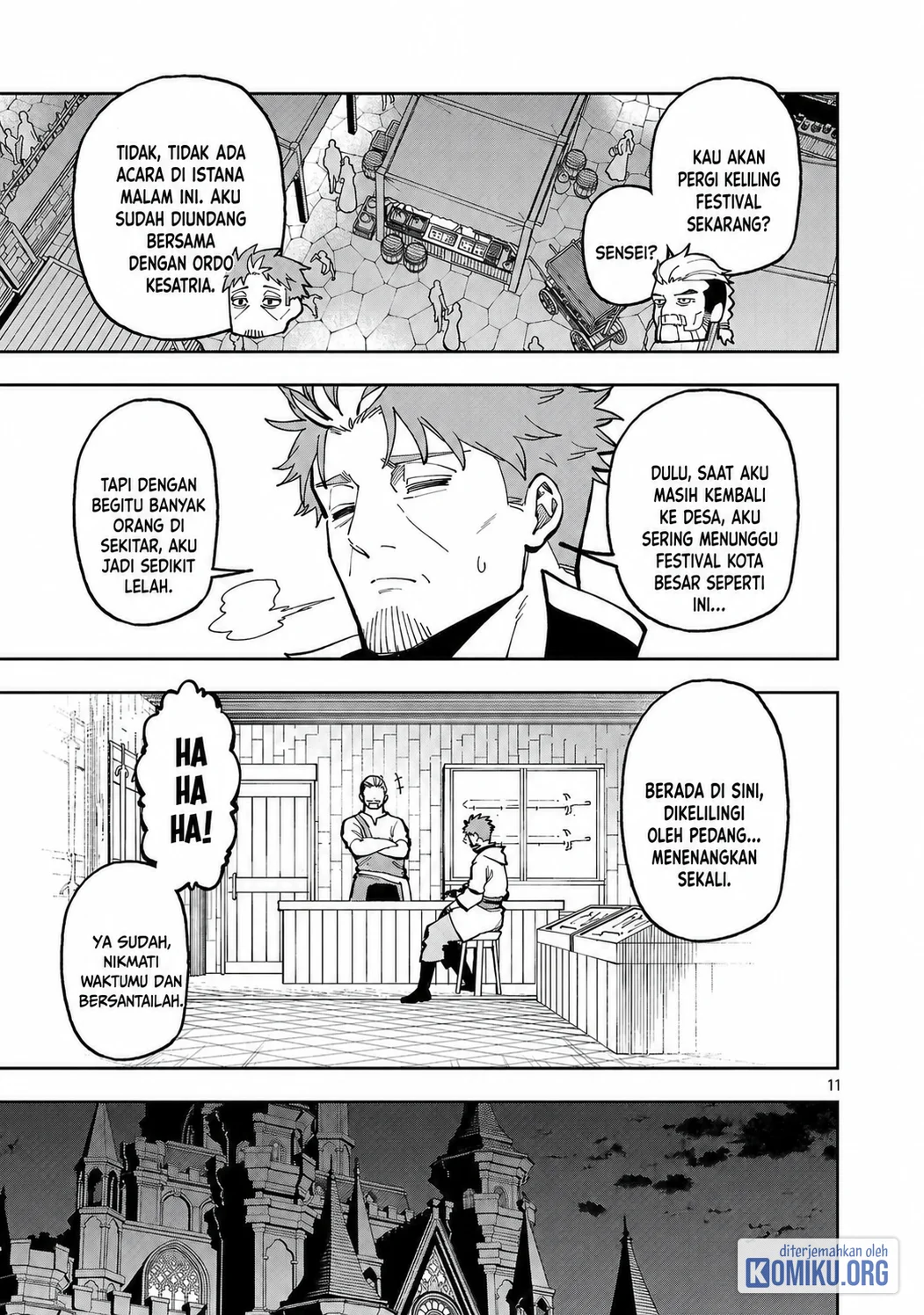 Katainaka no Ossan, Kensei ni Naru ~tada no inaka no kenjutsu shihan datta no ni, taisei shita deshi-tachi ga ore wo hottekurenai ken~ Chapter 40.1 Gambar 12