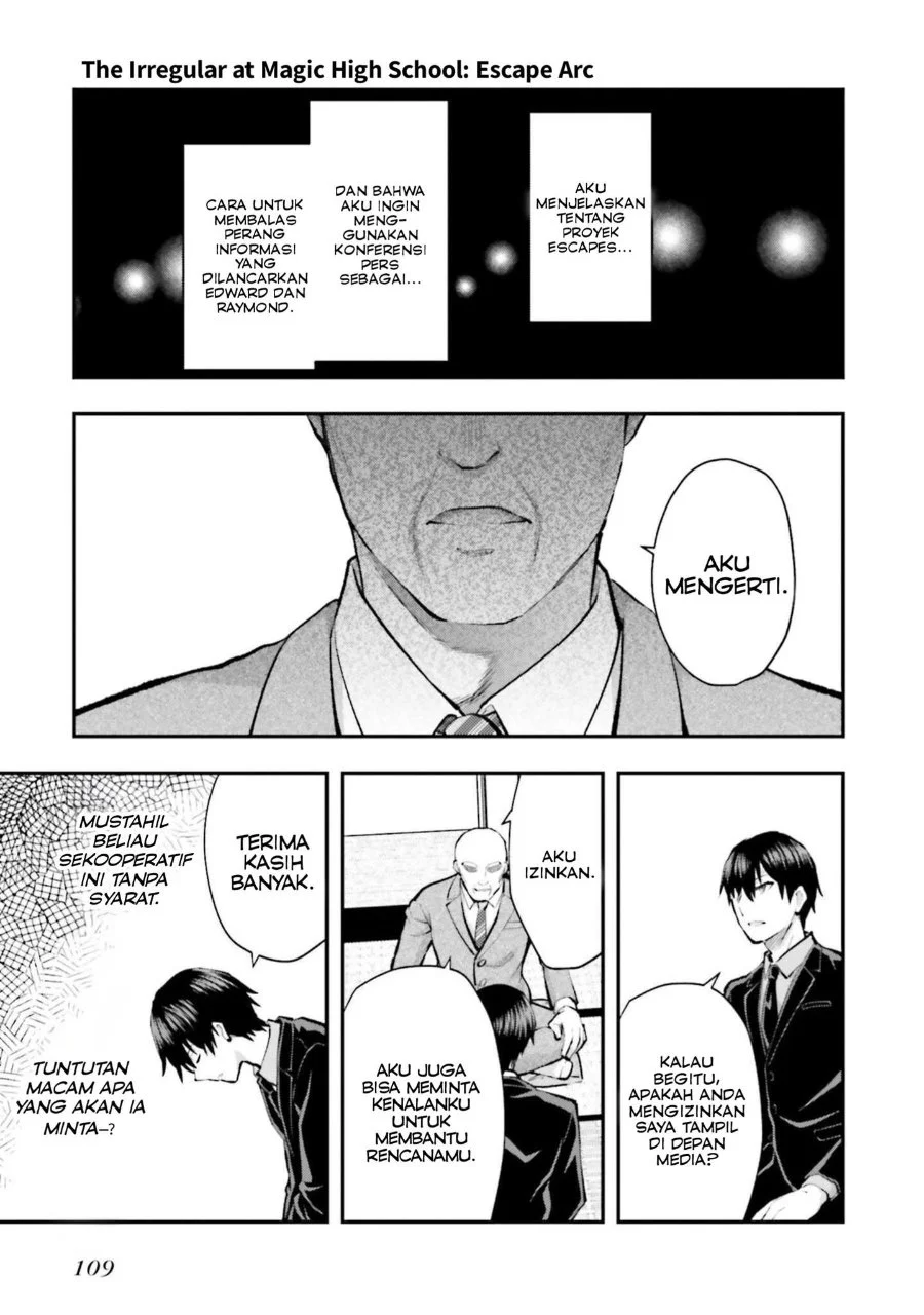 Mahouka Koukou no Rettousei Escape-hen Chapter 4 - Halaman 16