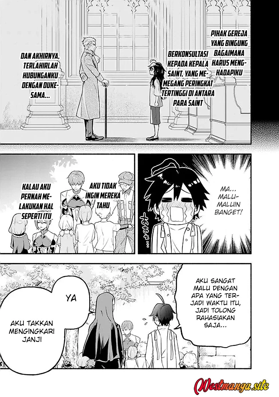 Maryokuryou Rekidai Saikyou na Tensei Seijo-sama no Gakuen Seikatsu wa Haran ni Michiafureteiru you desu Chapter 4 Gambar 17