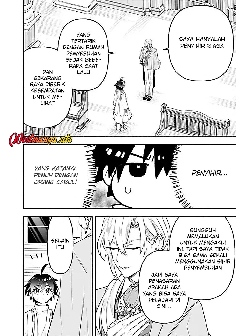 Maryokuryou Rekidai Saikyou na Tensei Seijo-sama no Gakuen Seikatsu wa Haran ni Michiafureteiru you desu Chapter 5 Gambar 20