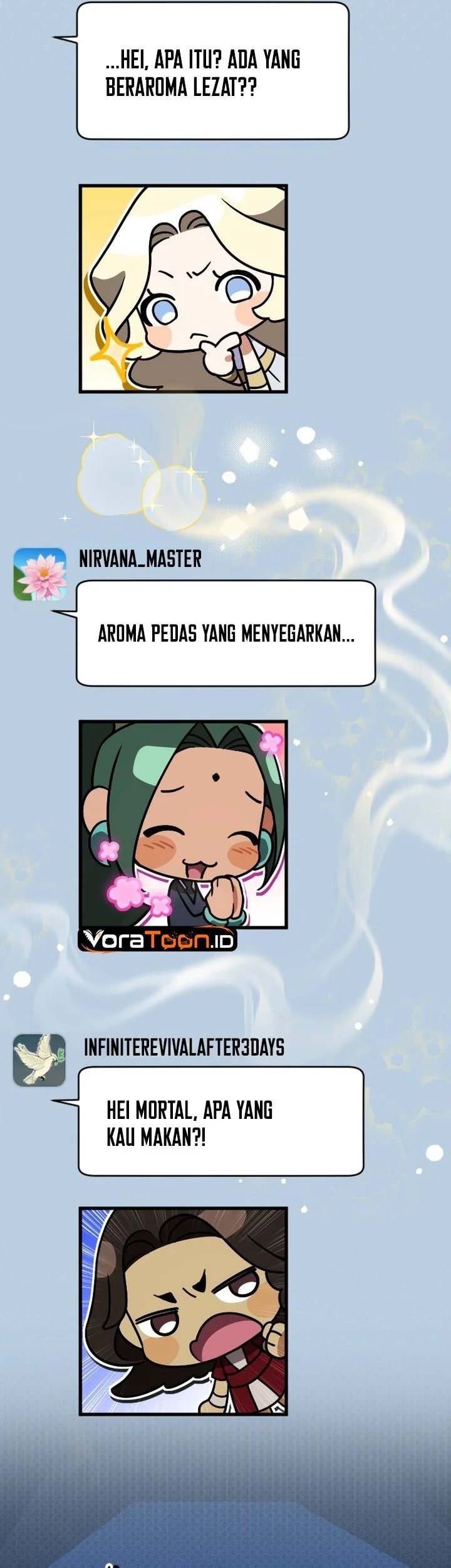 Offering Kimchi Cup Noodles to the Gods' Group Chat Chapter 1 Gambar 38