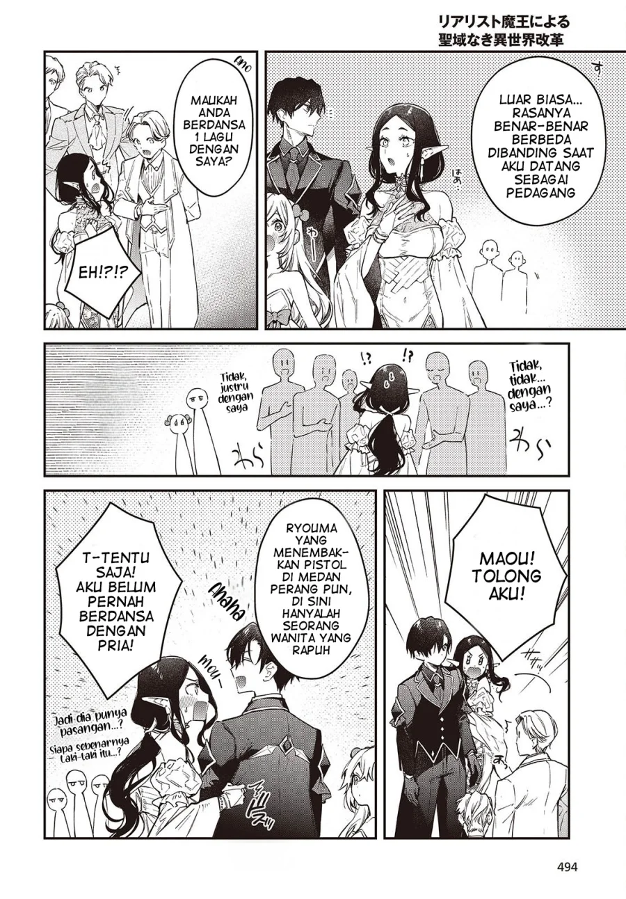 Realist Maou Niyoru Seiiki Naki Isekai Kaikaku Chapter 57 Gambar 14