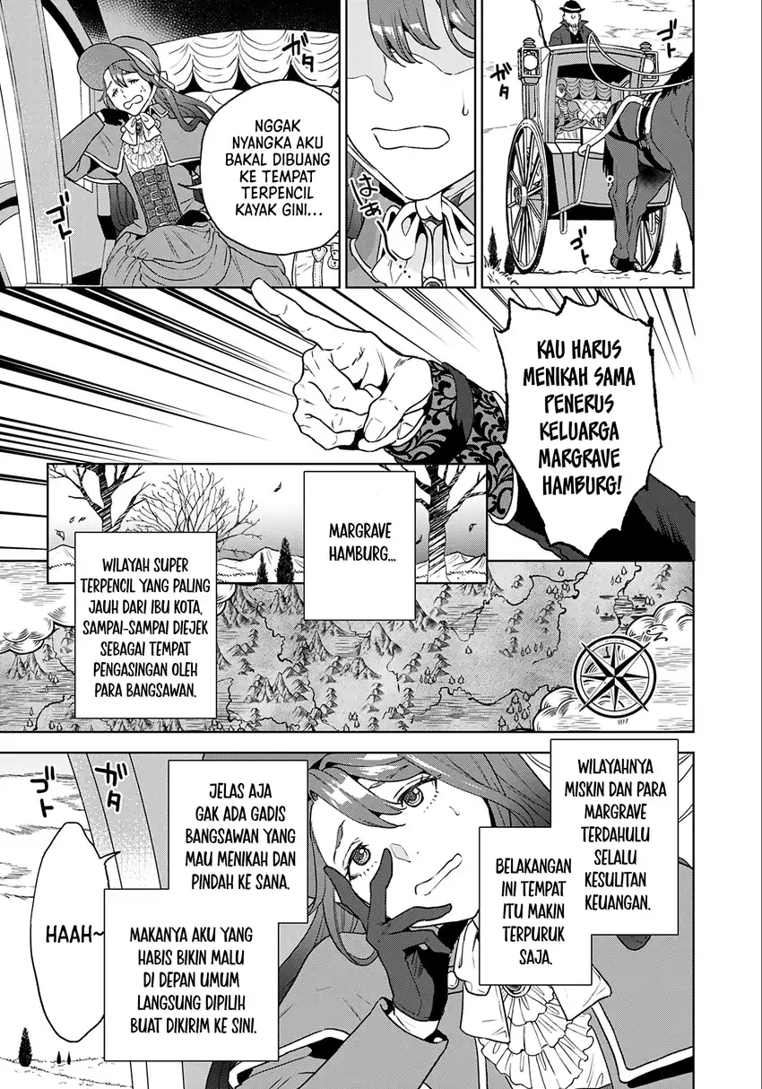 Shounin Reijou Agnes Henkyou ni Tsuihou Sareta Akuyaku Reijou wa Shousai o Hakki Shi Nariagaru Chapter 1 Gambar 20