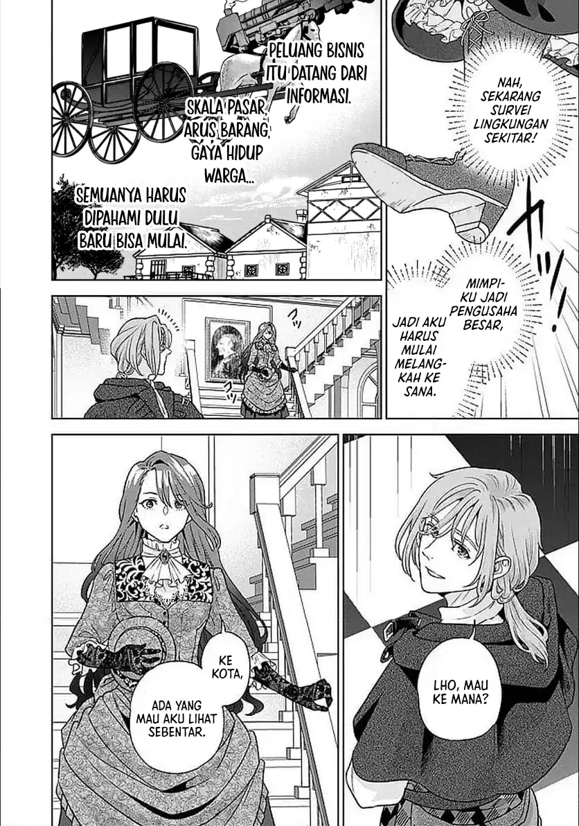 Shounin Reijou Agnes Henkyou ni Tsuihou Sareta Akuyaku Reijou wa Shousai o Hakki Shi Nariagaru Chapter 2.2 Gambar 12