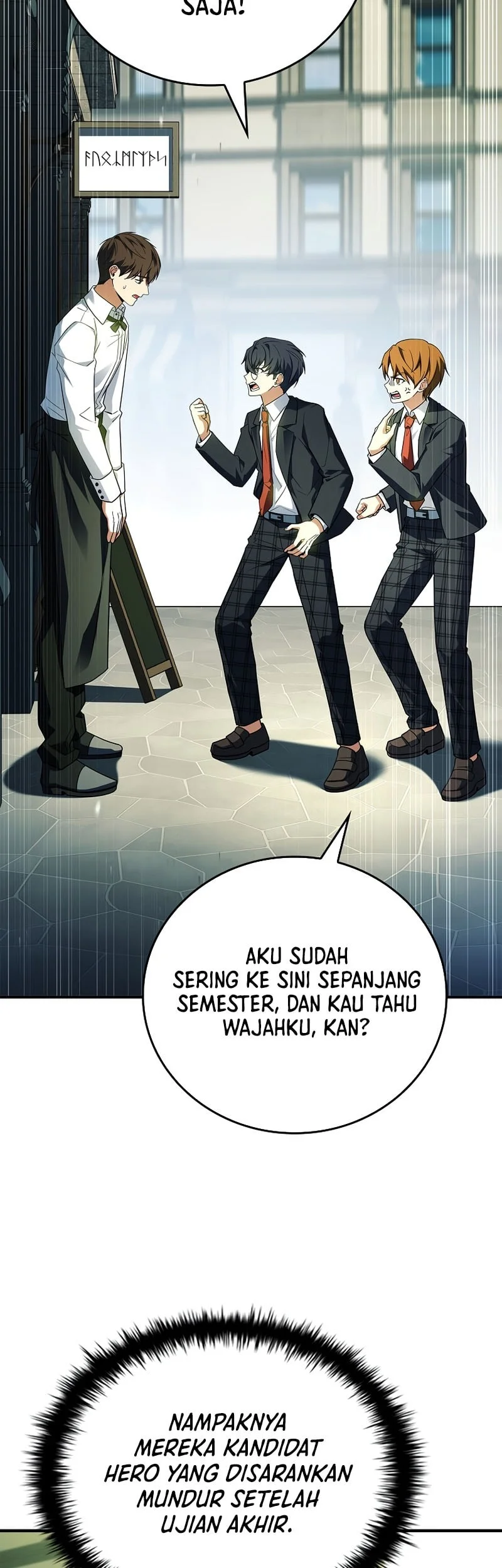 The Legendary Hero Is An Academy Honors Student Chapter 71 Gambar 44
