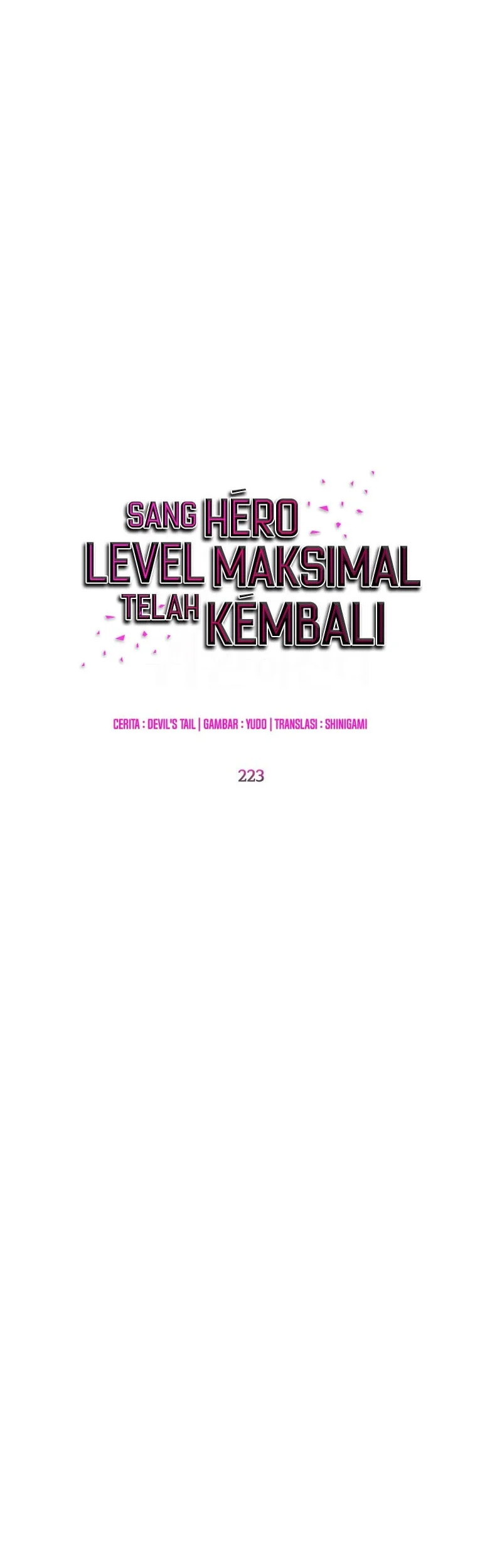 The MAX leveled hero will return! Chapter 223 Gambar 27