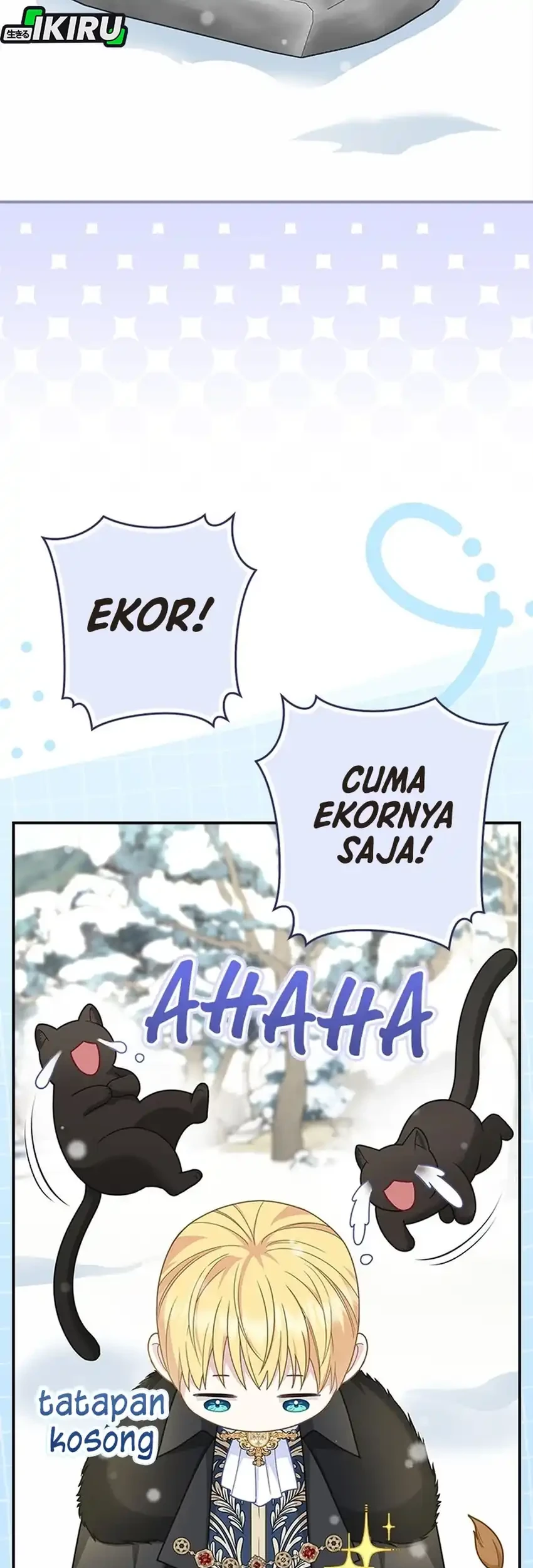 The Snow Leopard Baby of the Black Leopard Family Chapter 50 Gambar 33