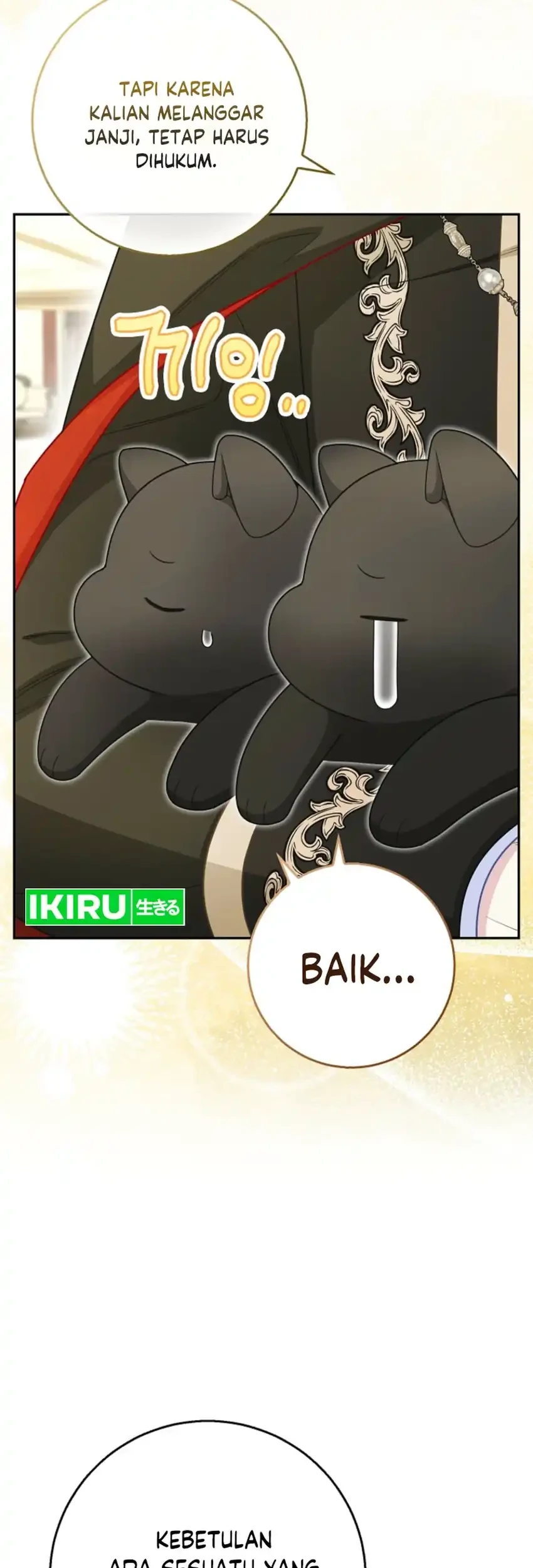 The Snow Leopard Baby of the Black Leopard Family Chapter 66 Gambar 41