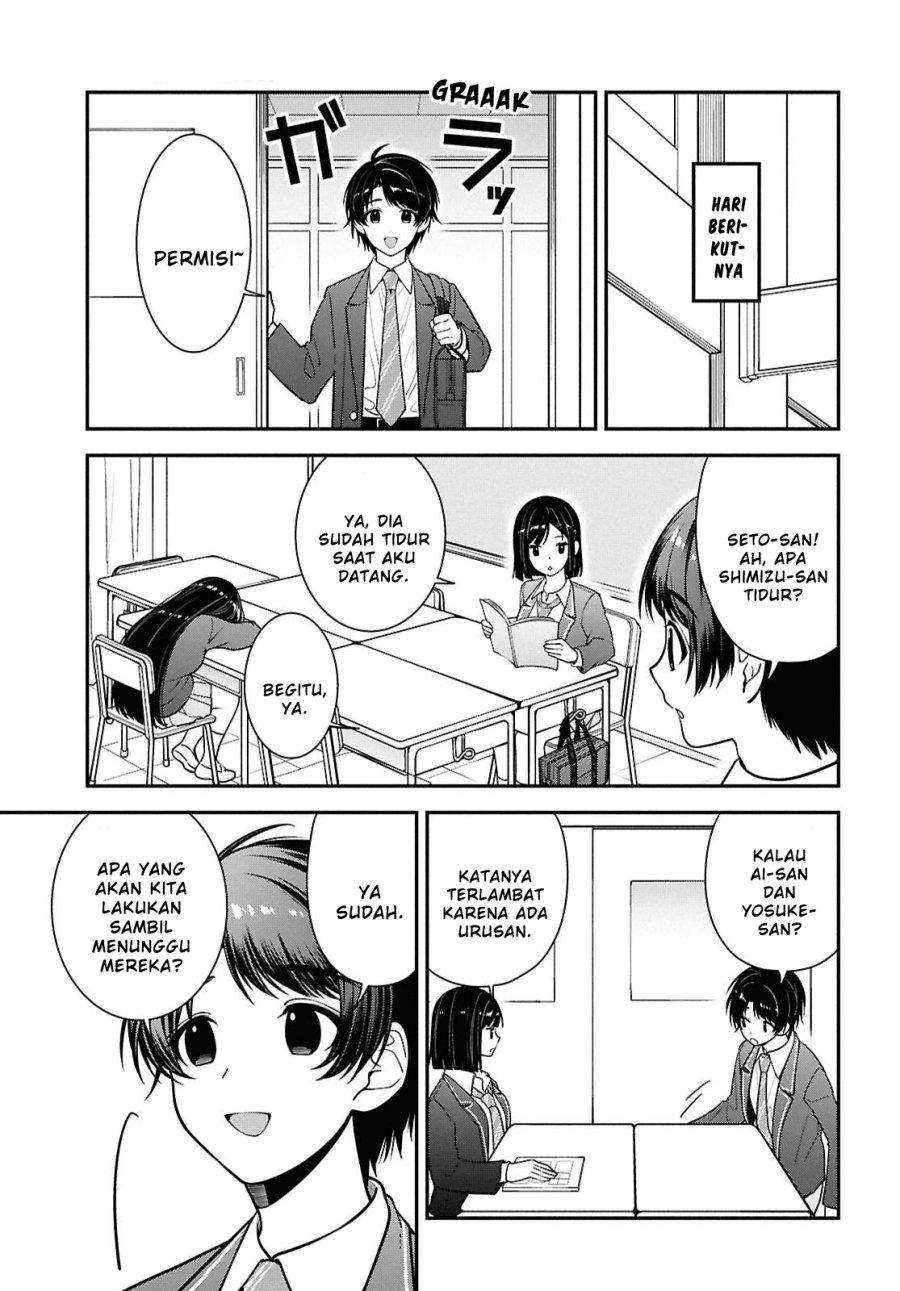 Tonari no Seki no Yankee Shimizu-san ga Kami o Kuroku Sometekita Chapter 11 - Halaman 15