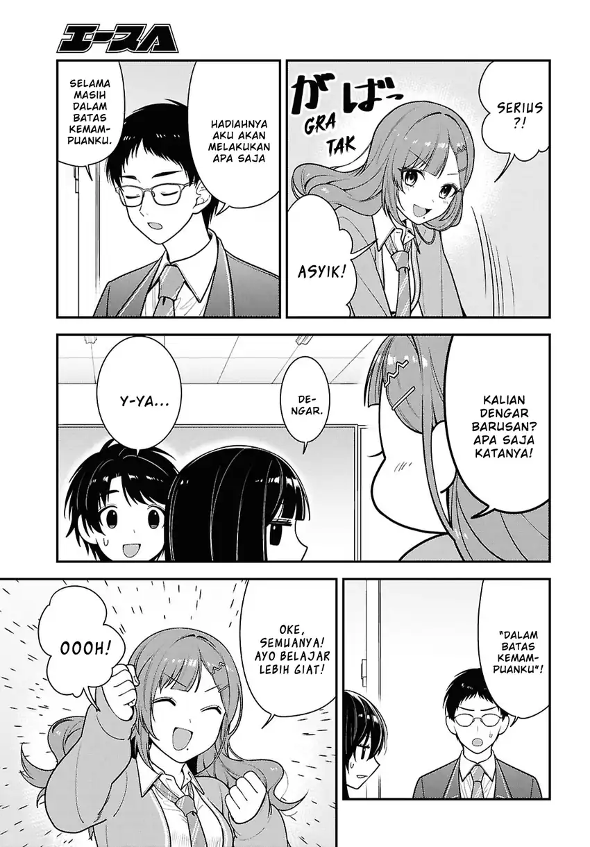Tonari no Seki no Yankee Shimizu-san ga Kami o Kuroku Sometekita Chapter 12 - Halaman 19