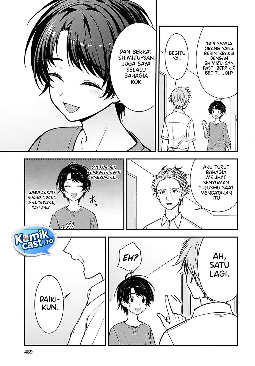 Tonari no Seki no Yankee Shimizu-san ga Kami o Kuroku Sometekita Chapter 18 - Halaman 16