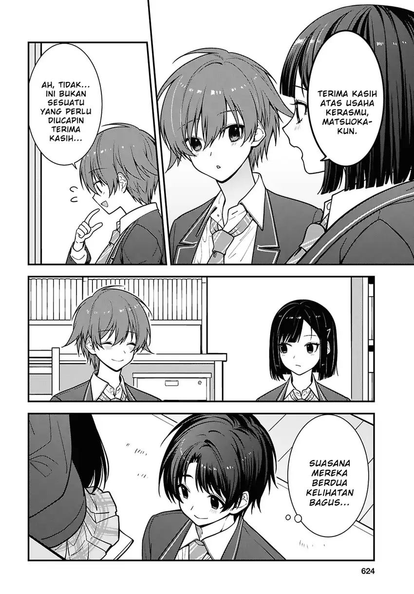 Tonari no Seki no Yankee Shimizu-san ga Kami o Kuroku Sometekita Chapter 19 Gambar 16