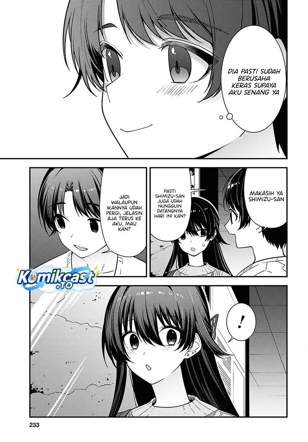 Tonari no Seki no Yankee Shimizu-san ga Kami o Kuroku Sometekita Chapter 20 - Halaman 16