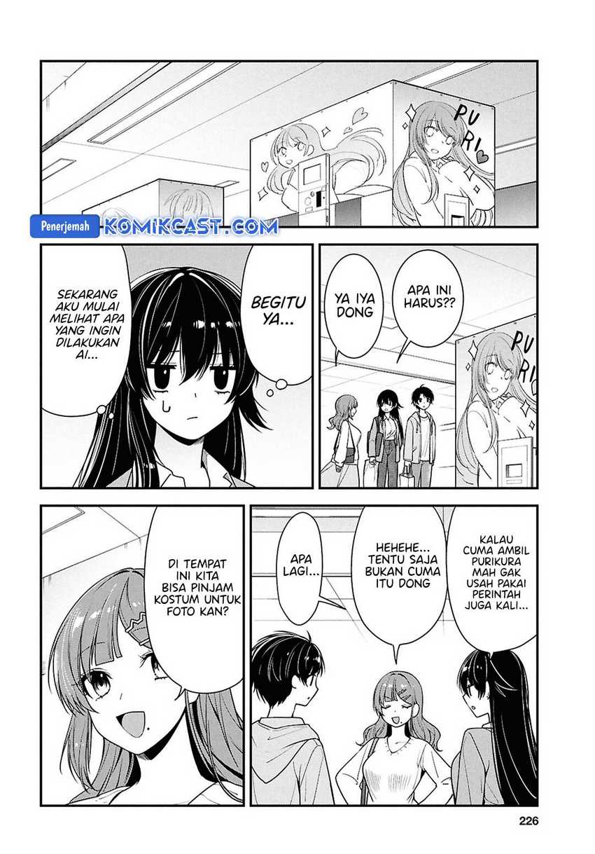 Tonari no Seki no Yankee Shimizu-san ga Kami o Kuroku Sometekita Chapter 7 - Halaman 17