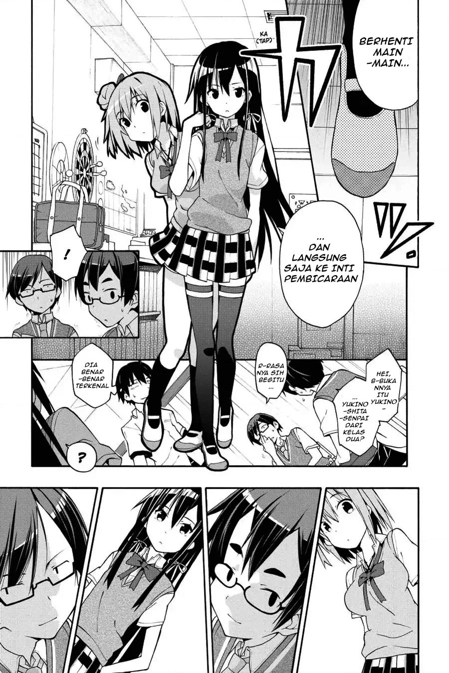 Yahari Ore no Seishun Love Come wa Machigatteiru @comic Chapter 18 Gambar 15