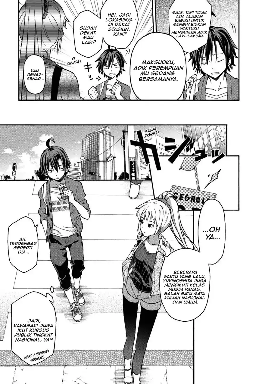 Yahari Ore no Seishun Love Come wa Machigatteiru @comic Chapter 29 Gambar 13