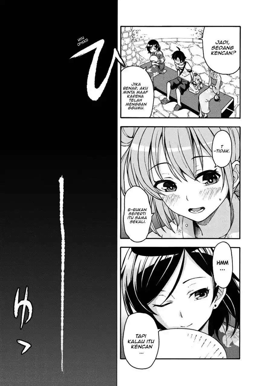 Yahari Ore no Seishun Love Come wa Machigatteiru @comic Chapter 33 Gambar 15