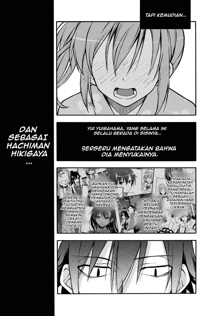 Yahari Ore no Seishun Love Come wa Machigatteiru @comic Chapter 34 Gambar 12