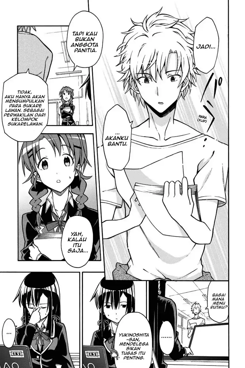 Yahari Ore no Seishun Love Come wa Machigatteiru @comic Chapter 37 Gambar 13