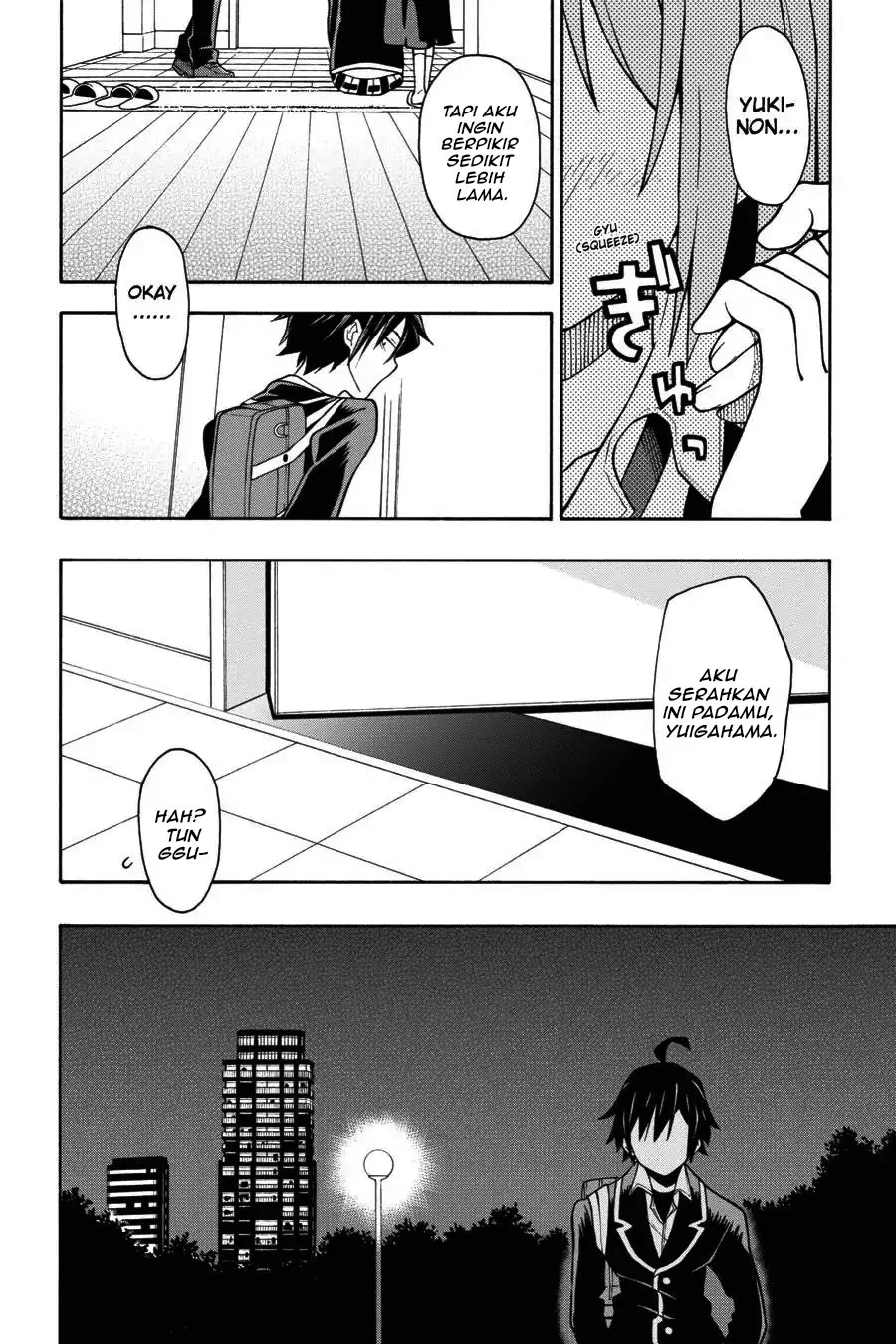 Yahari Ore no Seishun Love Come wa Machigatteiru @comic Chapter 38 Gambar 18