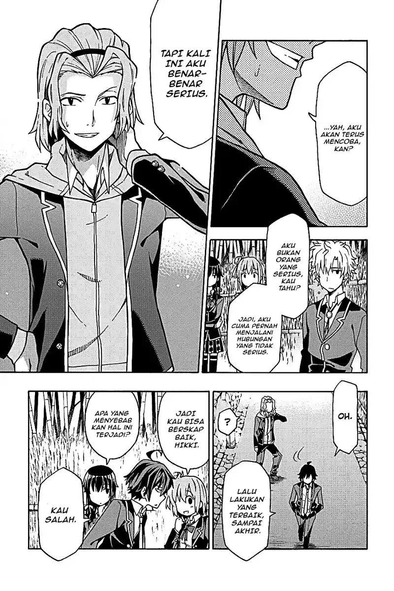 Yahari Ore no Seishun Love Come wa Machigatteiru @comic Chapter 52 Gambar 17