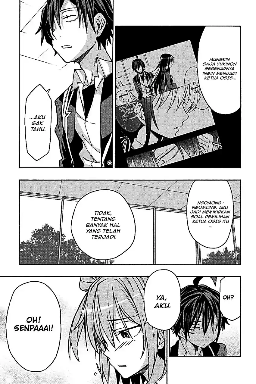 Yahari Ore no Seishun Love Come wa Machigatteiru @comic Chapter 58 Gambar 12