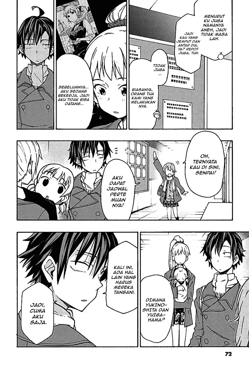 Yahari Ore no Seishun Love Come wa Machigatteiru @comic Chapter 60 Gambar 14