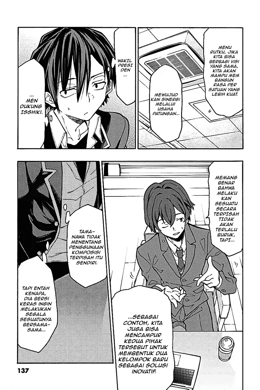 Yahari Ore no Seishun Love Come wa Machigatteiru @comic Chapter 68 Gambar 21