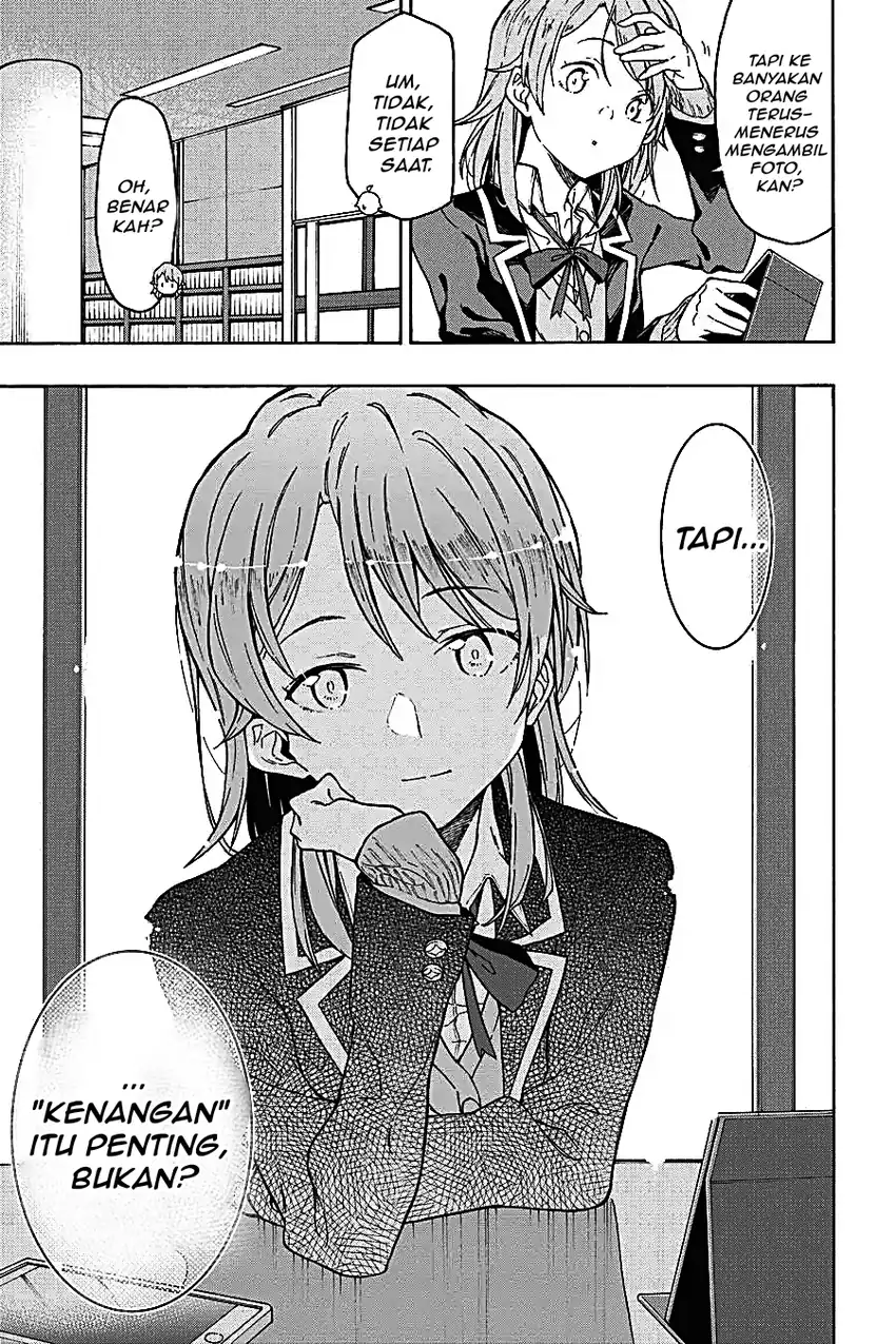 Yahari Ore no Seishun Love Come wa Machigatteiru @comic Chapter 71 Gambar 15