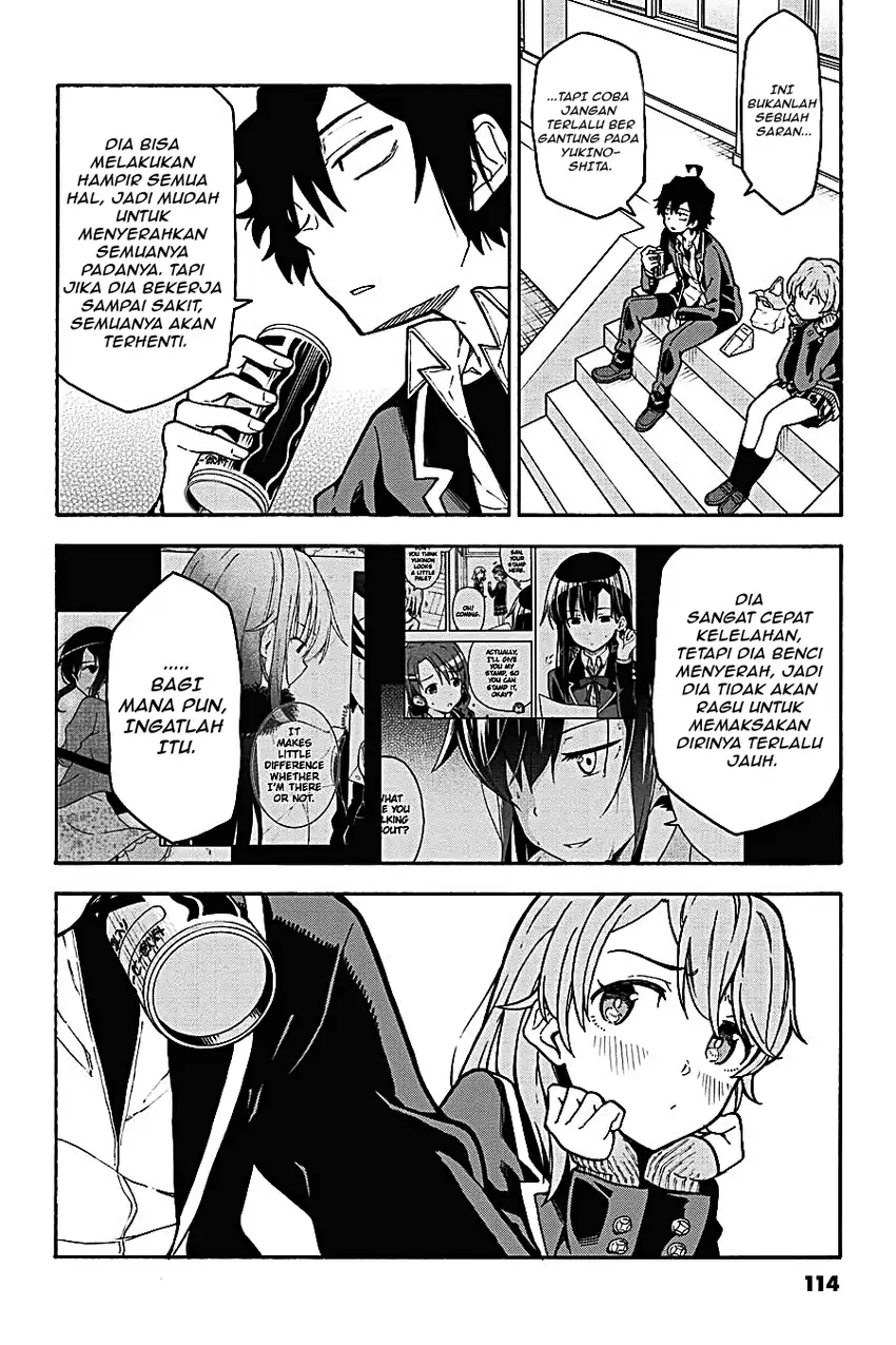 Yahari Ore no Seishun Love Come wa Machigatteiru @comic Chapter 89 Gambar 14