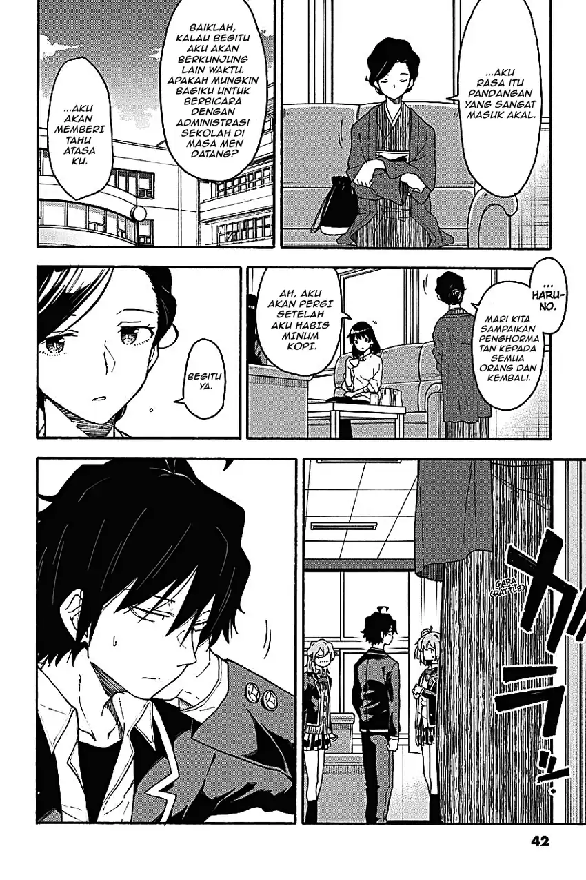Yahari Ore no Seishun Love Come wa Machigatteiru @comic Chapter 92 Gambar 13