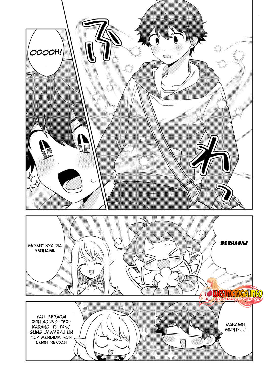 Seirei-tachi no Rakuen to Risou no Isekai Seikatsu Chapter 27 Gambar 13