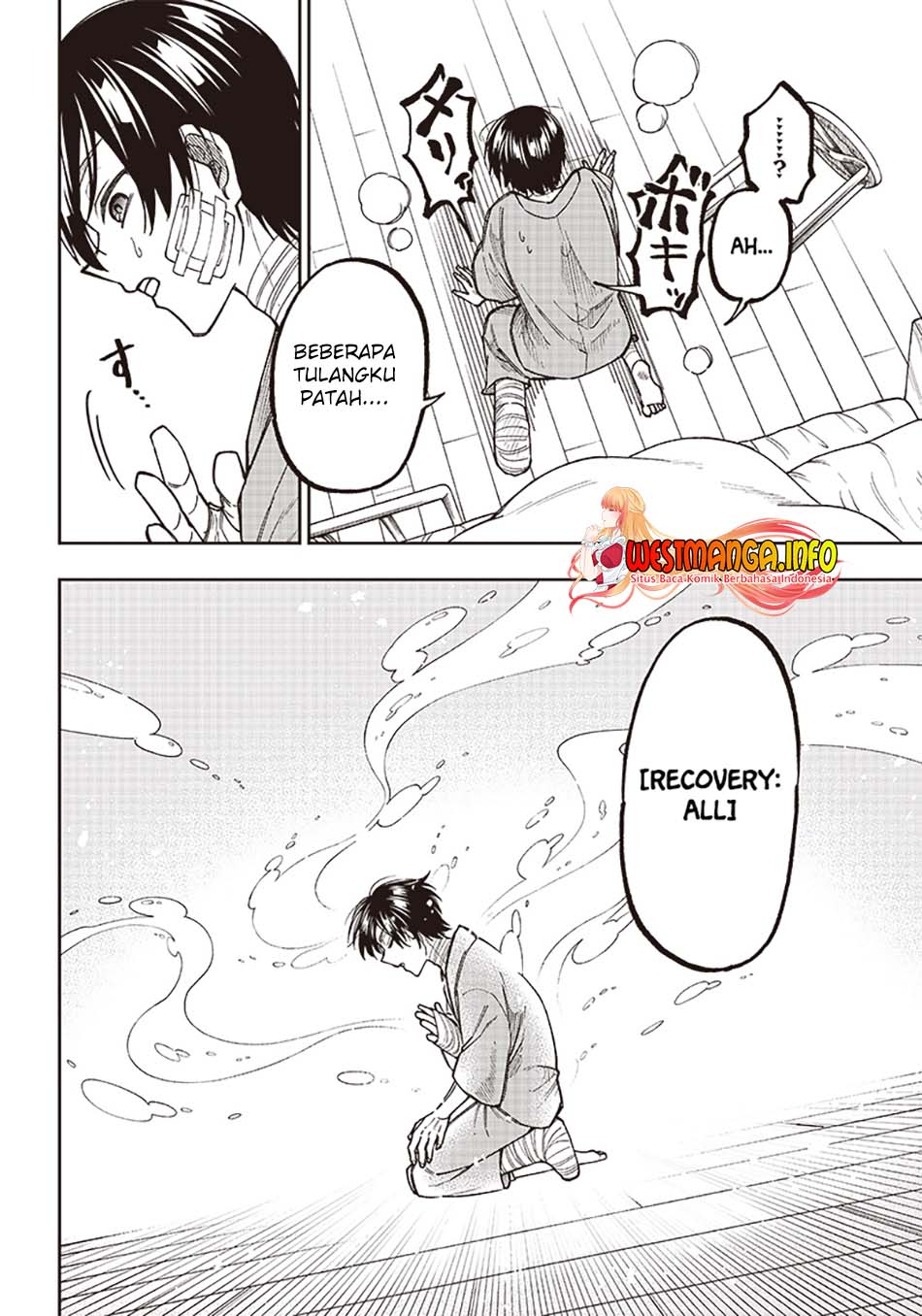 Kyuuseishu MESHIA ~Isekai wo sukutta moto yuusha ga mamono no afureru genjitsu sekai wo musou suru~ Chapter 1 - Halaman 19