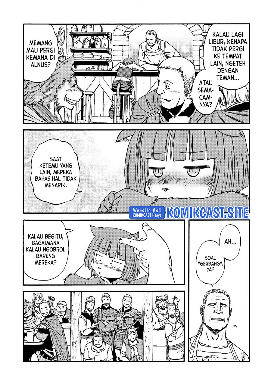Gate – Jietai Kare no Chi nite Kaku Tatakeri Chapter 120 Gambar 16