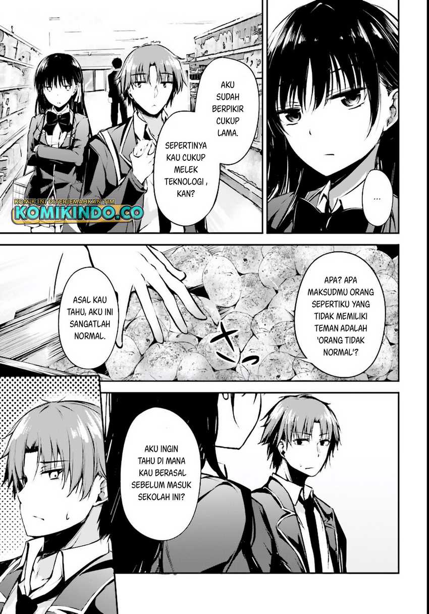 Youkoso Jitsuryoku Shijou Shugi no Kyoushitsu e √Horikita Chapter 01 Gambar 15