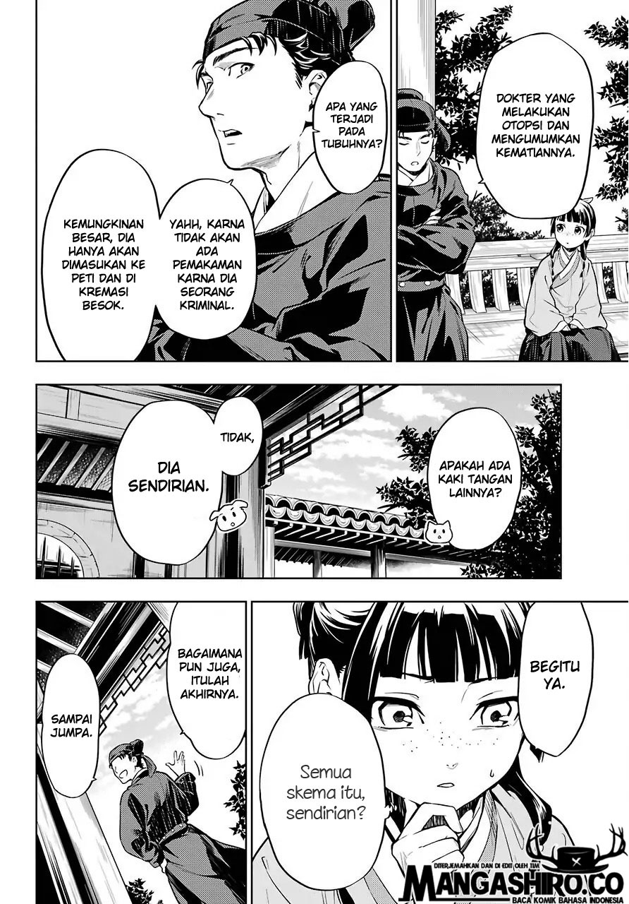 Kusuriya no Hitorigoto Chapter 33 Gambar 17