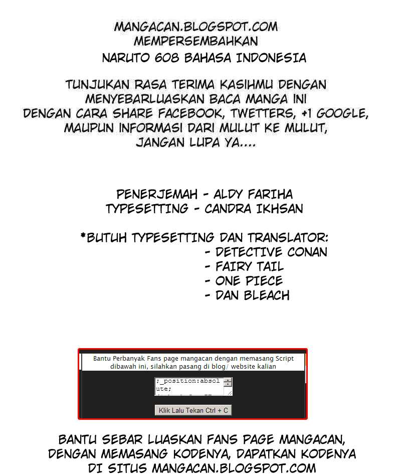 Naruto Chapter 608 Gambar 10