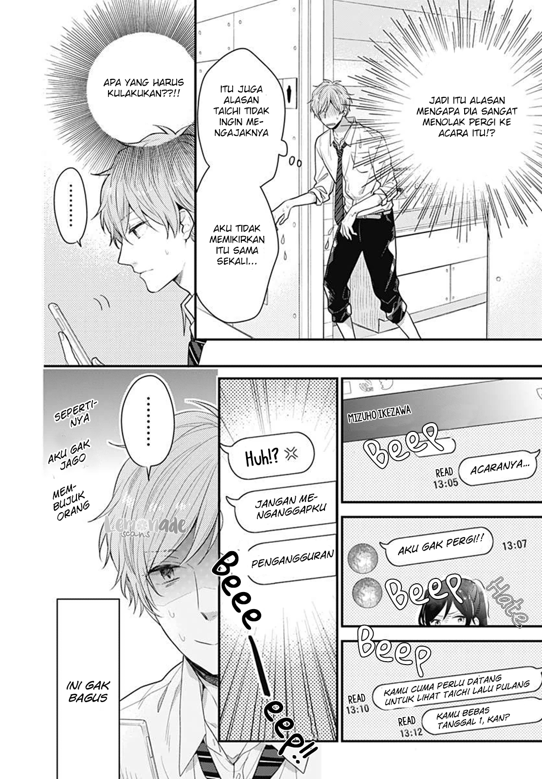 Koi wo Shiranai Bokutachi wa Chapter 4 Gambar 38
