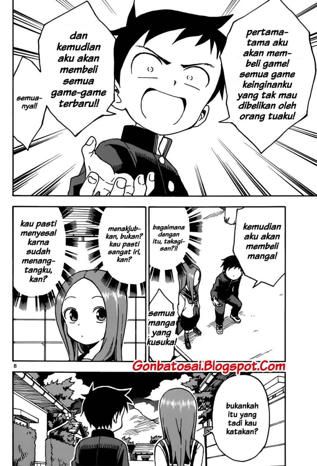 Karakai Jouzu no Takagi-san Chapter 66 Gambar 10